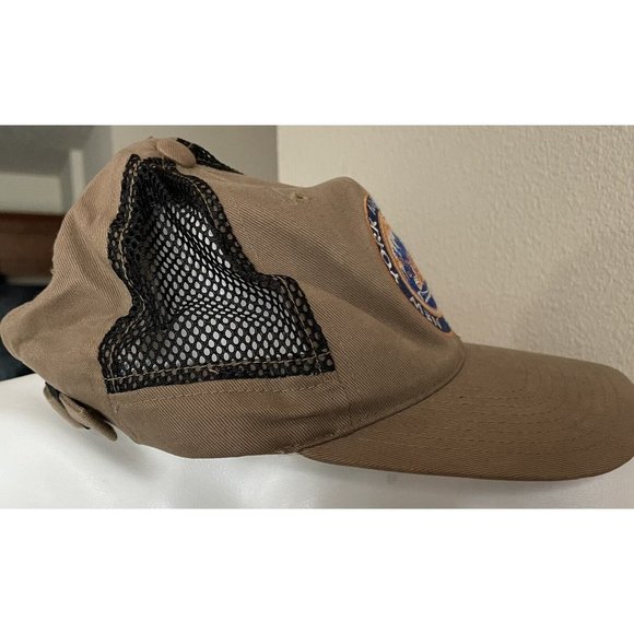 American Needle Genuine Merchandise New York Met Baseball Cap Hat Brown #00476 - Picture 5 of 11